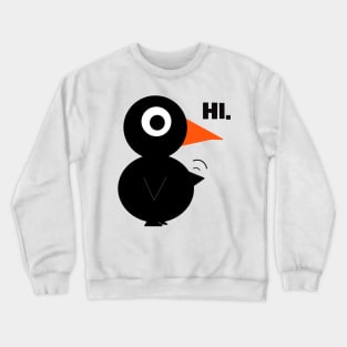 Black Bird- Greetings Crewneck Sweatshirt